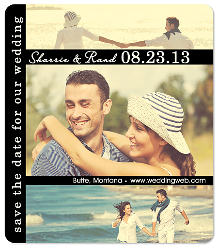 "Favorite Three" Save the Date Magnet